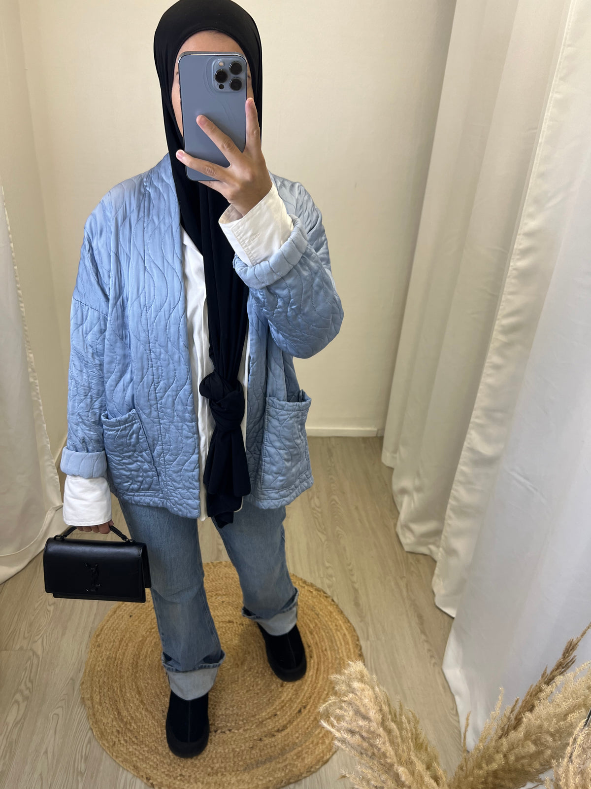 Veste Matelassé - Bleu