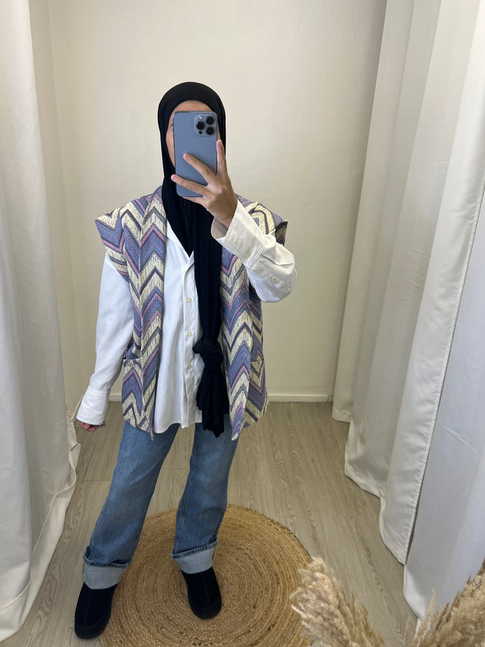 Veste à épaulettes - Violet
