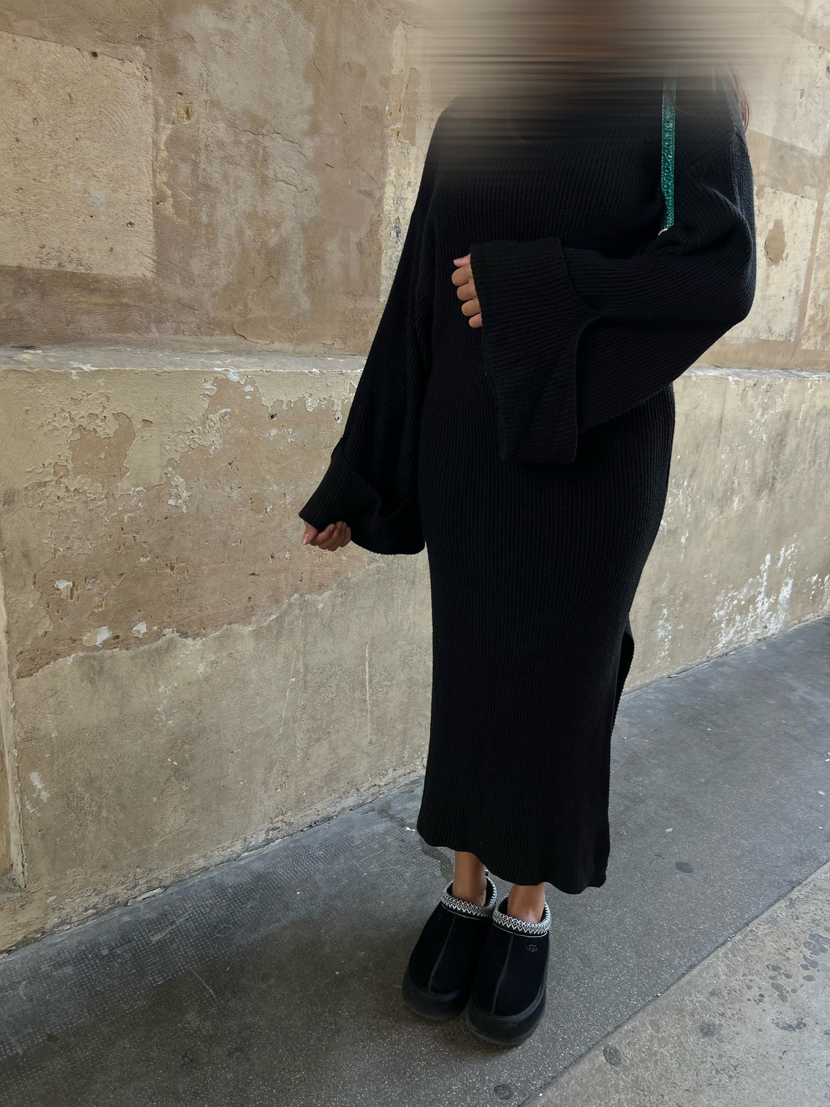 Robes à fentes - Noir