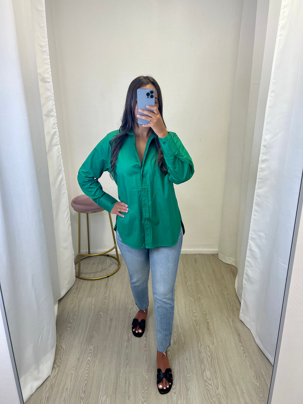 Chemise Popeline - Vert