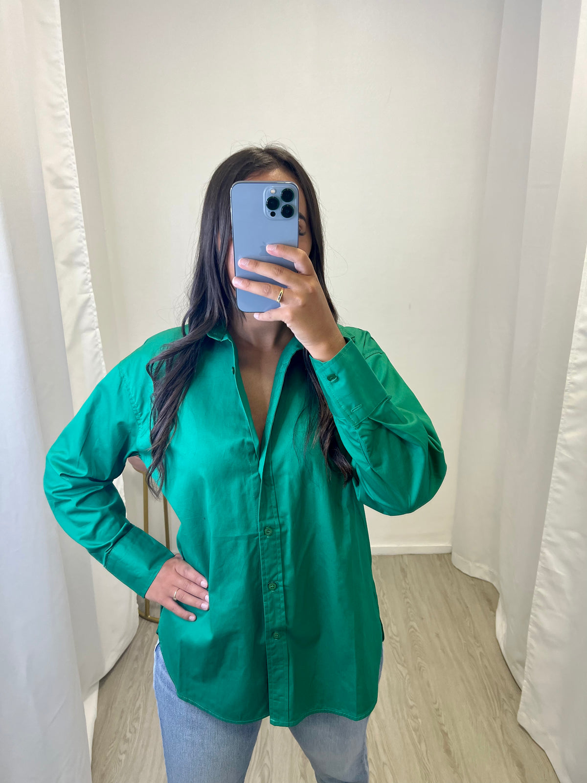Chemise Popeline - Vert