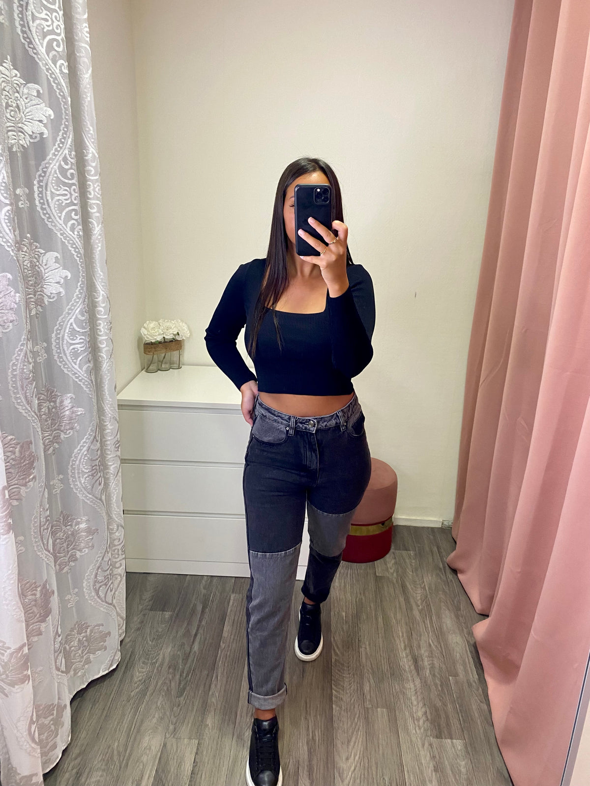 Jeans Mom - Bicolor