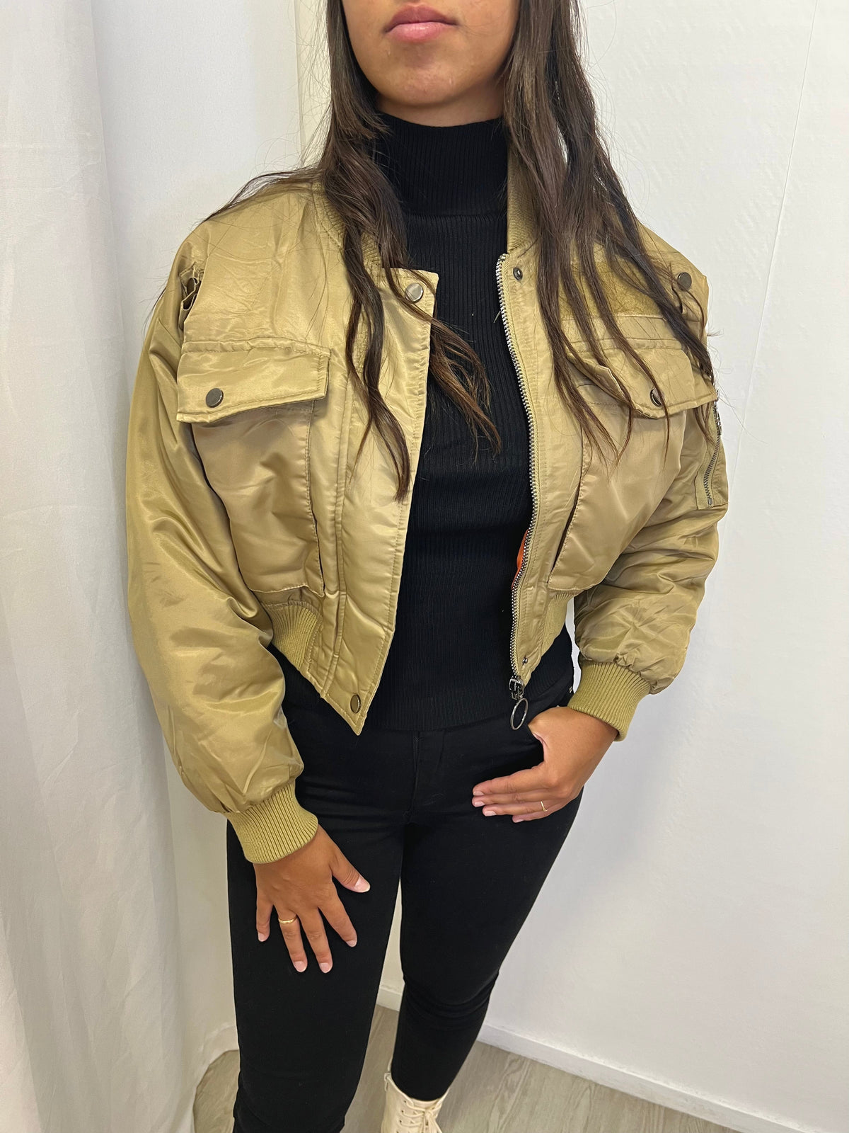 Bombers court - Taupe