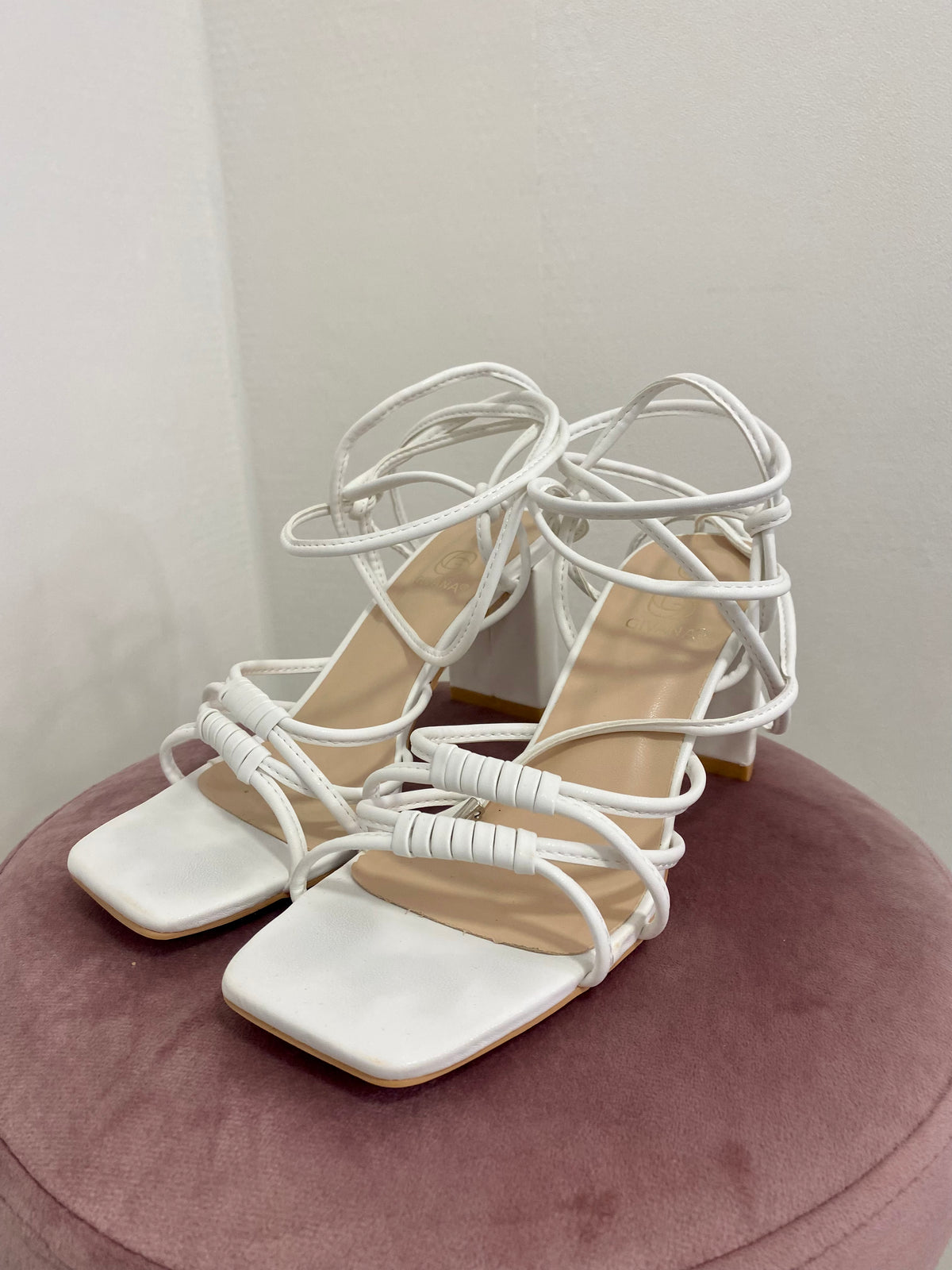 Sandales à talons - Blanc