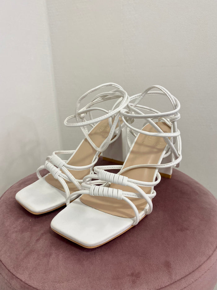 Sandales à talons - Blanc
