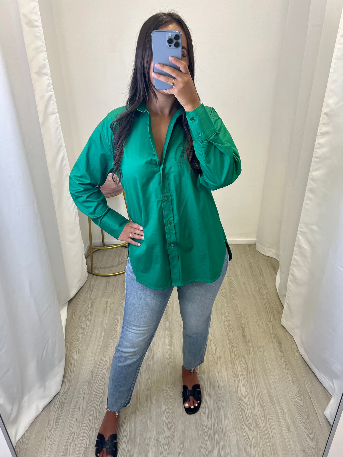 Chemise Popeline - Vert