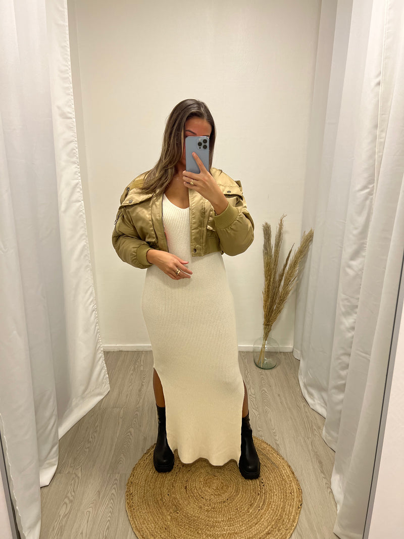 Bombers court - Taupe