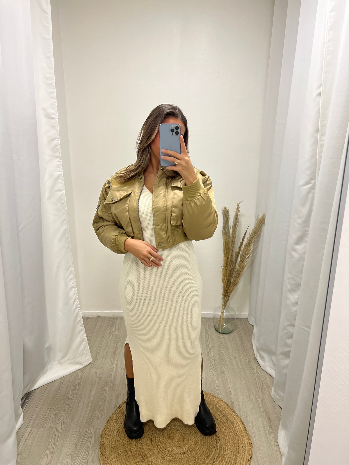 Bombers court - Taupe